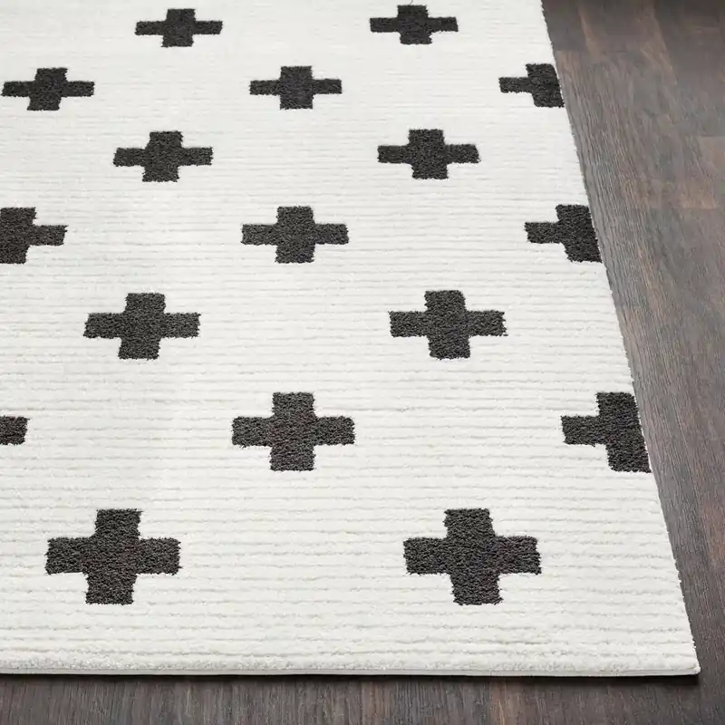 Moroccan Shag Machine Woven Rug - Livabliss