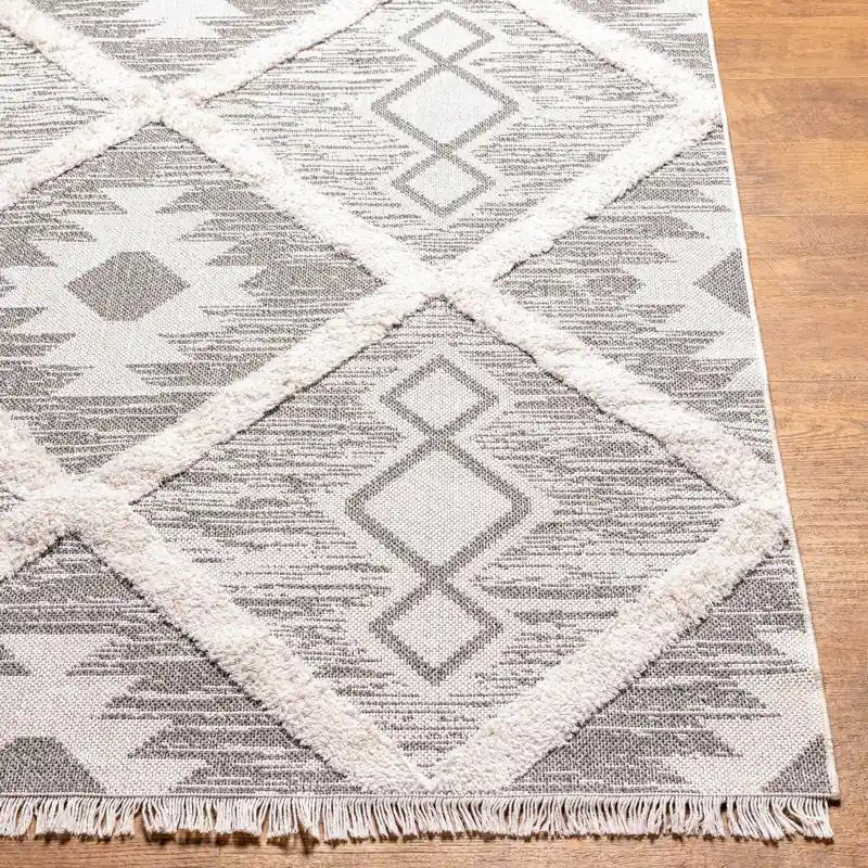 Morocotton Machine Woven Rug - Livabliss