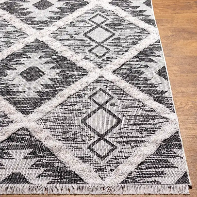 Morocotton Machine Woven Rug - Livabliss