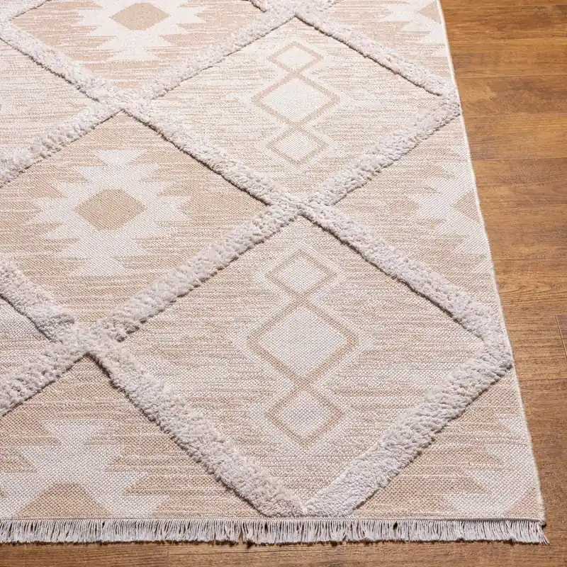 Morocotton Machine Woven Rug - Livabliss