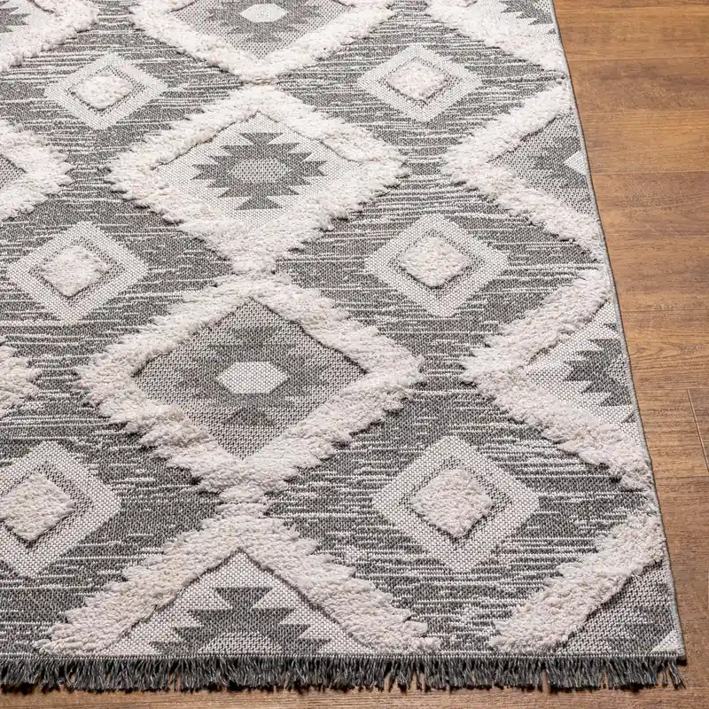 Morocotton Machine Woven Rug - Livabliss