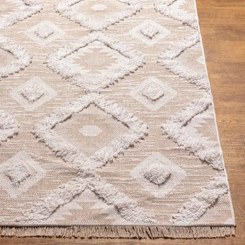 Morocotton Machine Woven Rug - Livabliss