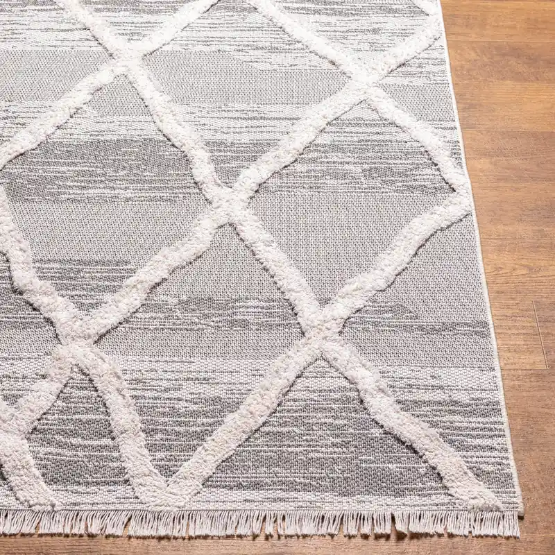 Morocotton Machine Woven Rug - Livabliss