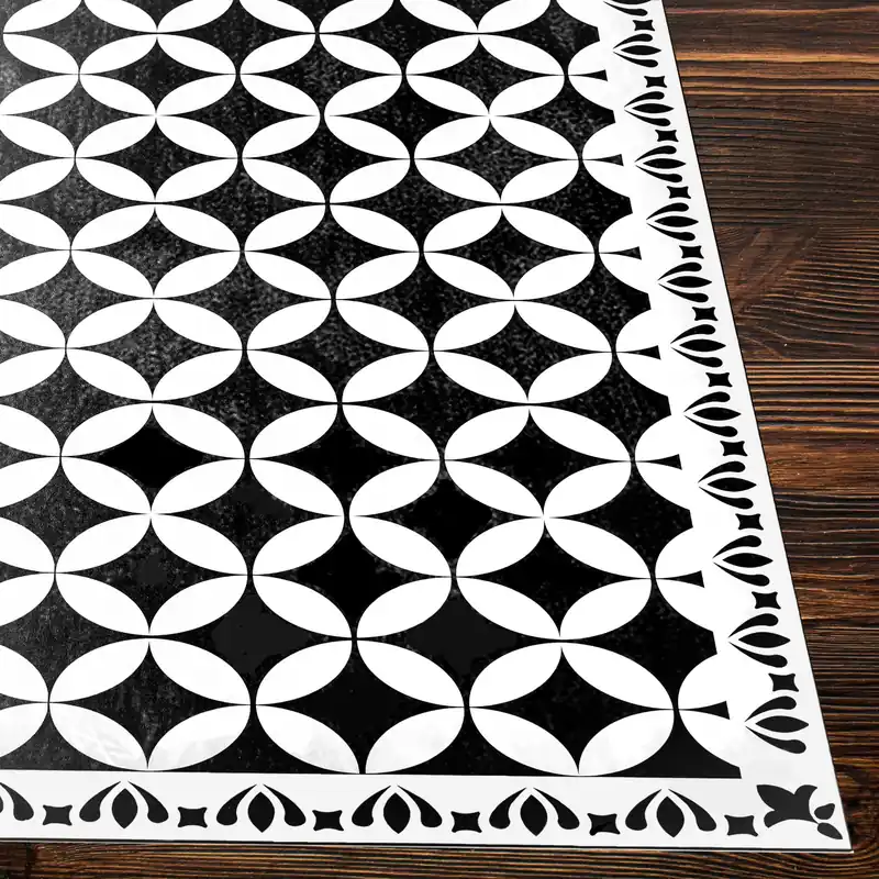 Vinilo Machine Woven Rug - Livabliss