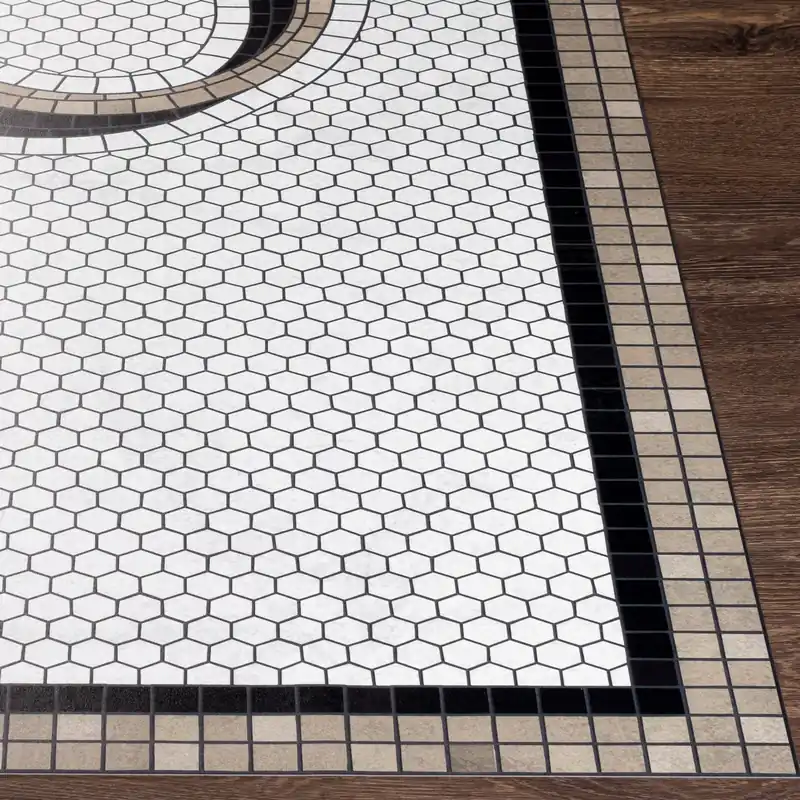 Vinilo Machine Woven Rug - Livabliss