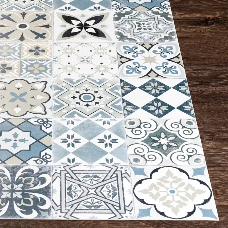 Vinilo Machine Woven Rug - Livabliss
