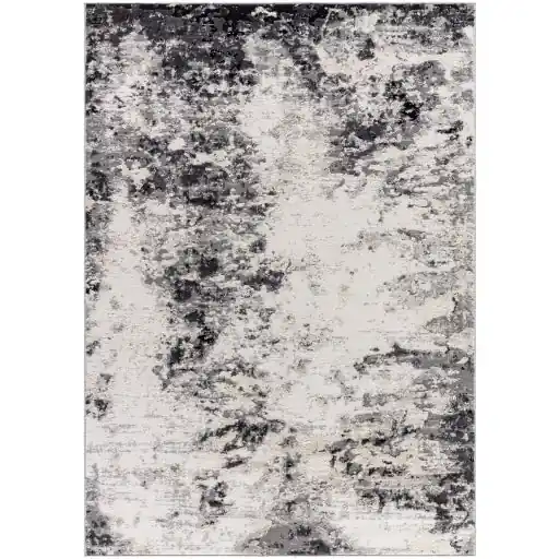 Siyah Machine Woven Rug - Livabliss