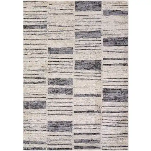 Siyah Machine Woven Rug - Livabliss