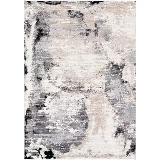 Siyah Machine Woven Rug - Livabliss