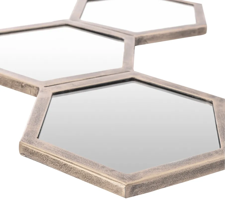 Honeycomb Accent Mirror - Livabliss