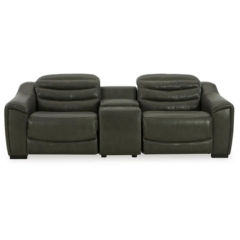 Center Line 3-Piece Power Reclining Loveseat with Console