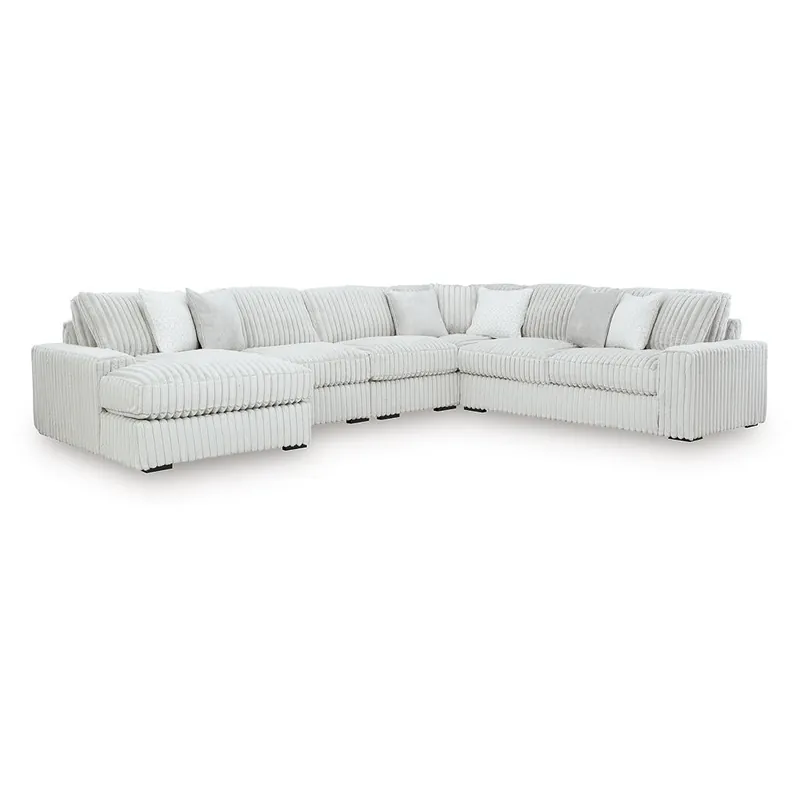Stupendous 5-Piece Sectional with Chaise