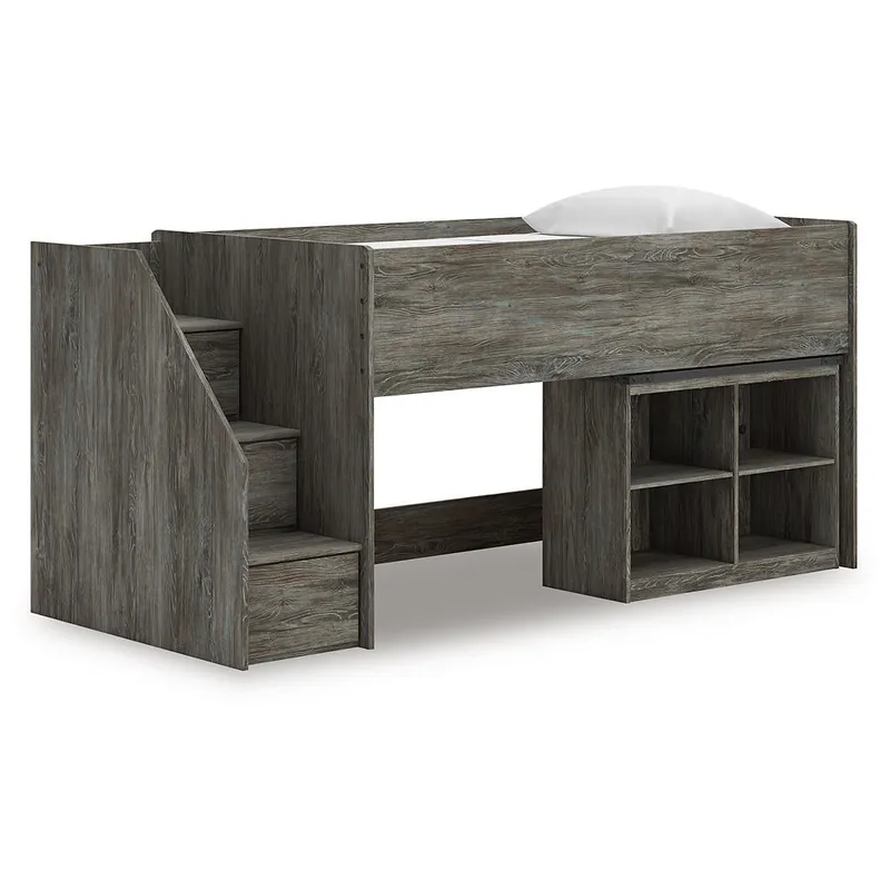 Frandern Twin Loft Bed with Bookcase Storage - Signature Design by Ashley®