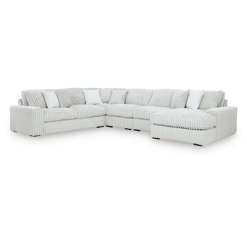 Stupendous 5-Piece Sectional with Chaise
