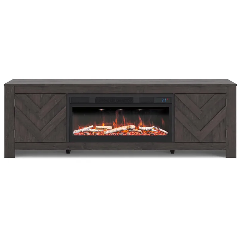 Cayboni 71" TV Stand with Electric Fireplace - Signature Design by Ashley®