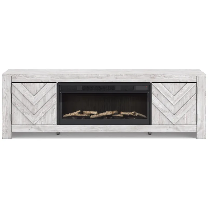Cayboni 71" TV Stand with Electric Fireplace - Signature Design by Ashley®