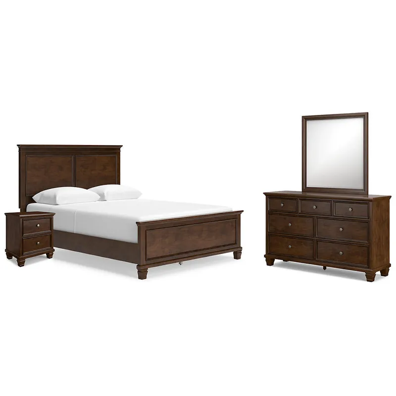 Danabrin Queen Panel Bed, Dresser, Mirror and Nightstand - Signature Design by Ashley®