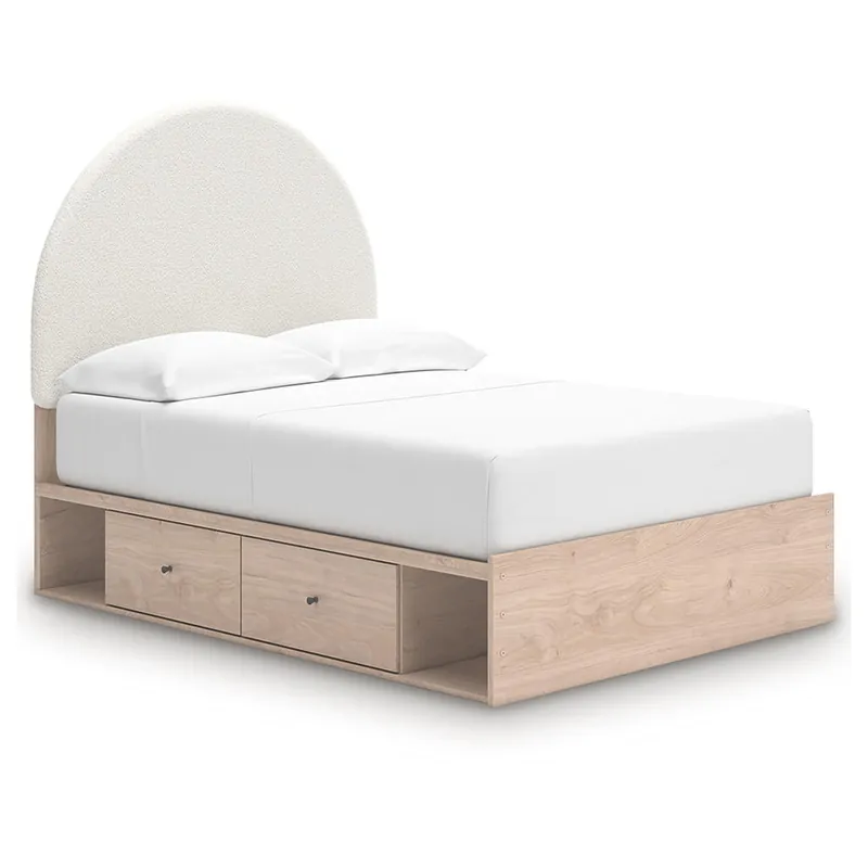 Arloster Full Upholstered Panel Bed with Storage - Signature Design by Ashley®