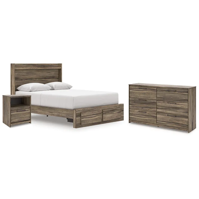 Elbrim Queen Panel Storage Bed, Dresser and Nightstand - Signature Design by Ashley®