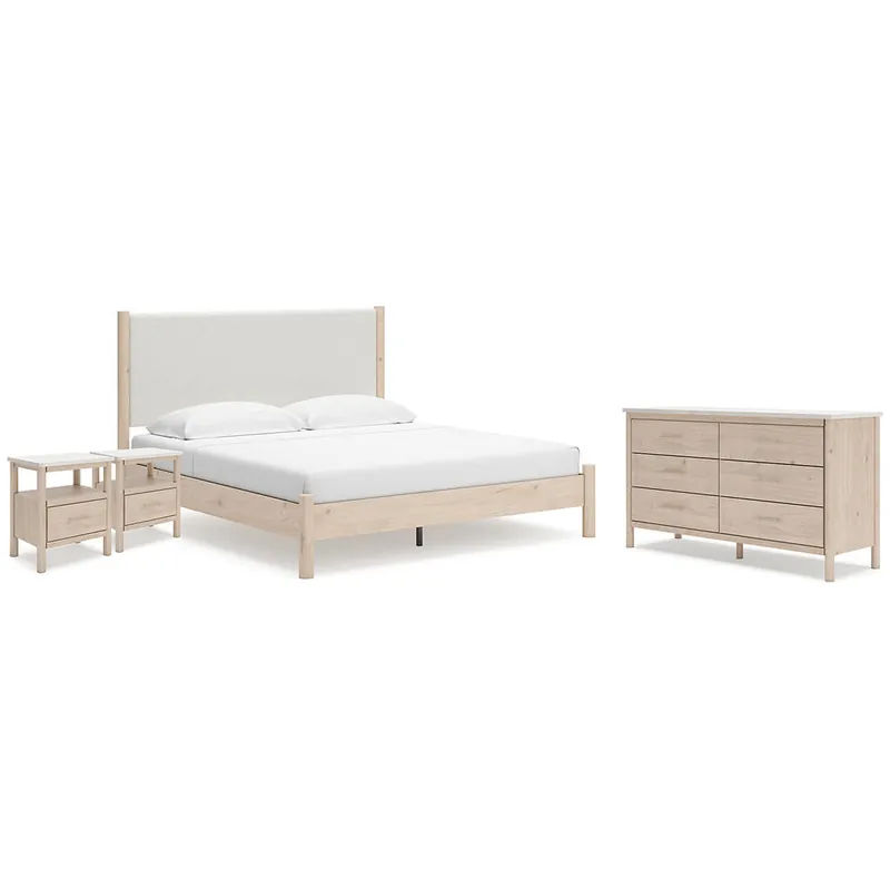 Cadmori King Panel Bed, Dresser and 2 Nightstands - Signature Design by Ashley®