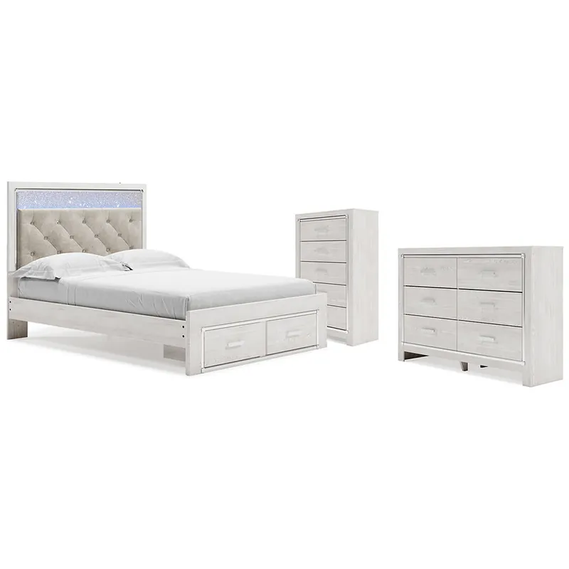 Altyra Queen Storage Bed, Dresser and Chest - Signature Design by Ashley®