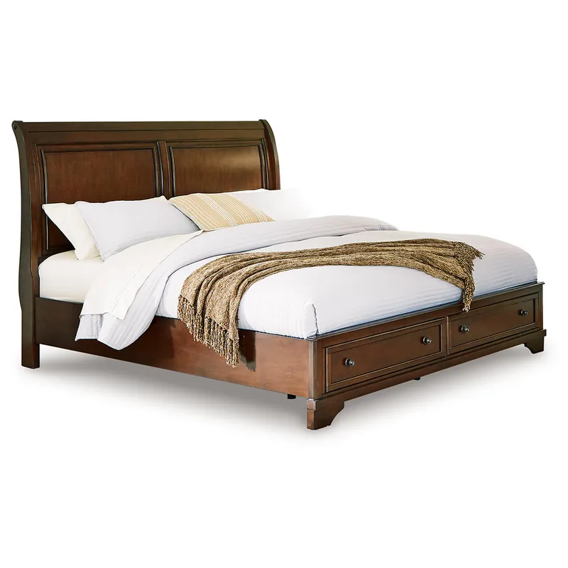 Trellington Queen Sleigh Storage Bed - Signature Design by Ashley®