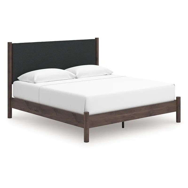 Pamytta King Upholstered Panel Platform Bed - Signature Design by Ashley®