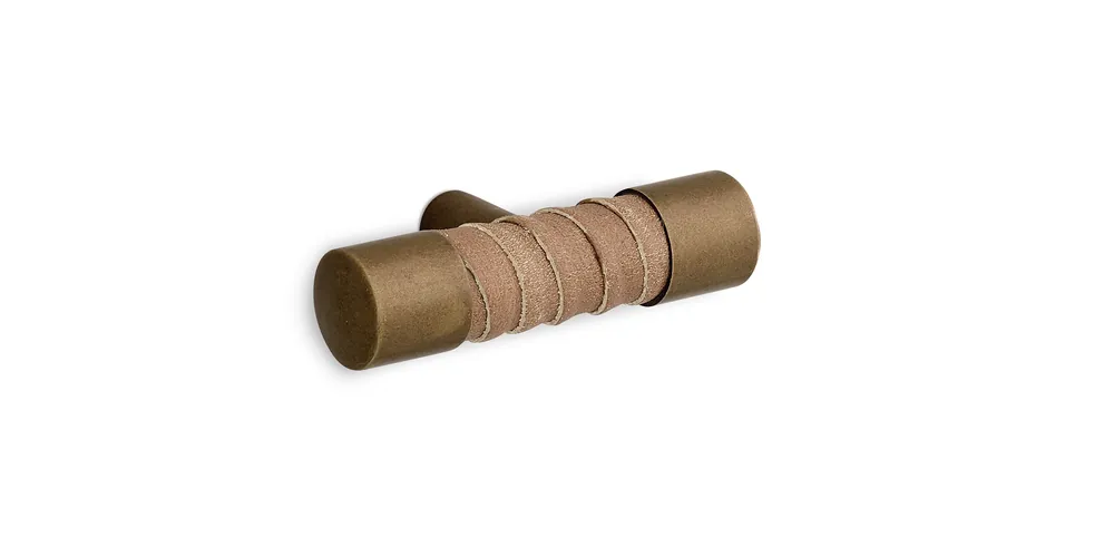 #23 Leather Wrapped T Knob - Bassett