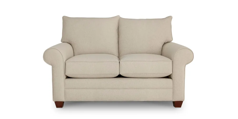 Alexander Roll Arm Loveseat - Bassett