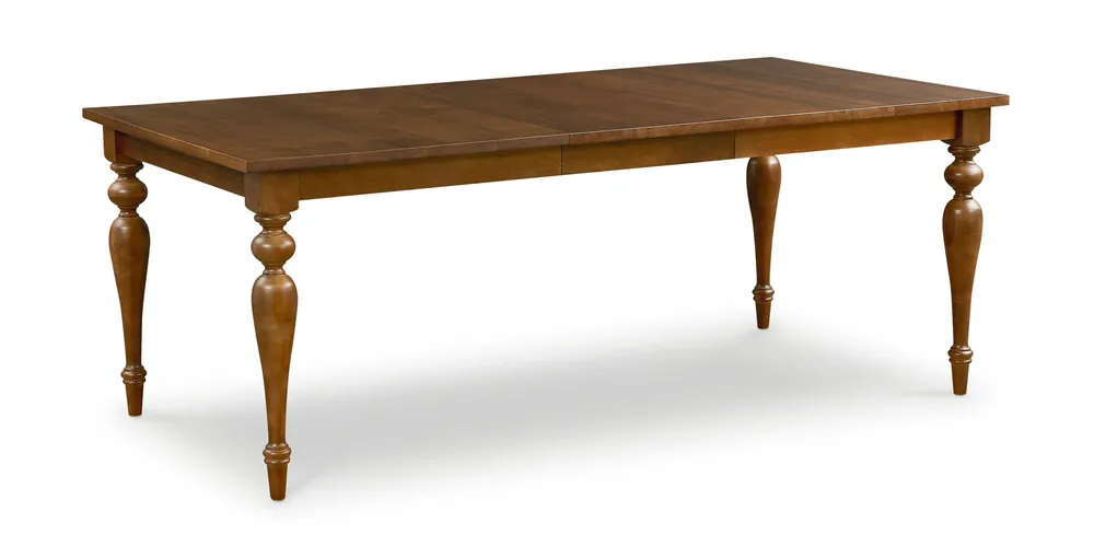Amelia Maple Rectangle Dining Table with Leaf - Bassett