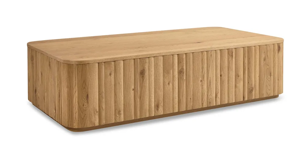 Andora Rectangular Plinth Cocktail Table - Bassett