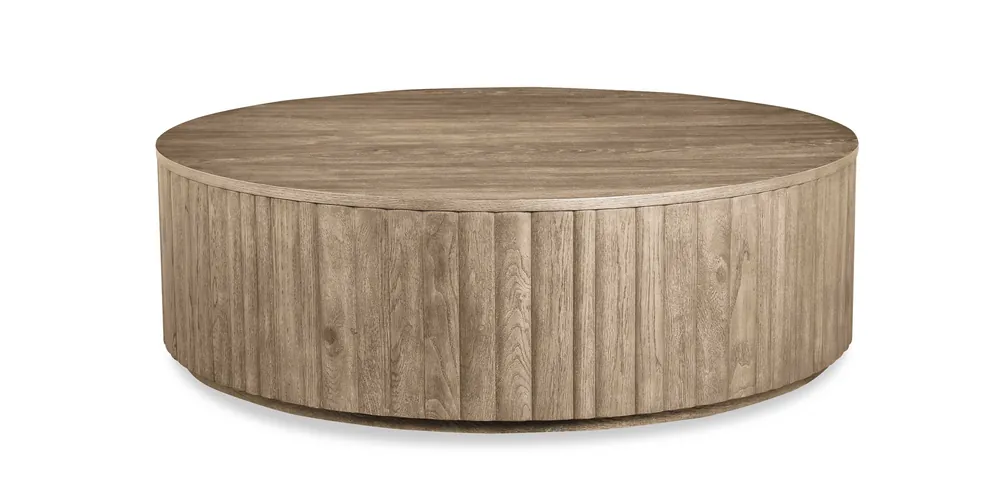 Andora Round Plinth Cocktail Table - Bassett