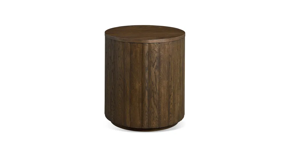 Andora Round Plinth End Table - Bassett