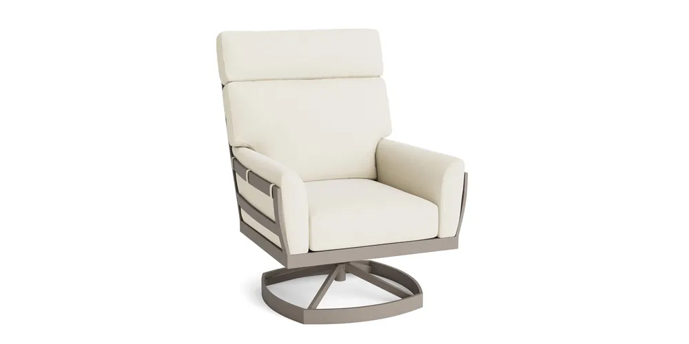Arley Outdoor Track Arm Swivel Rocker - Bassett