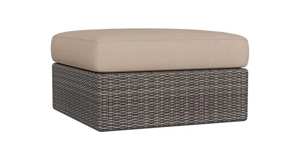 Ashford Outdoor Ottoman - Bassett