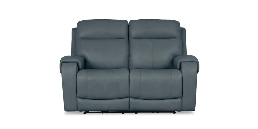 Avery Leather Power Reclining Loveseat - Bassett