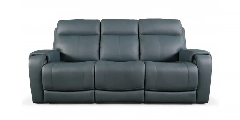 Avery Leather Power Reclining Sofa - Bassett