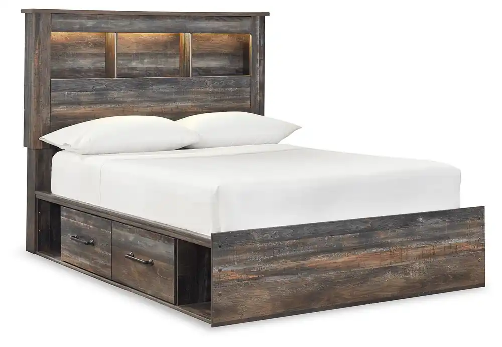 Drystan Full Bookcase Bed with 4 Storage Drawers - Signature Design by Ashley®