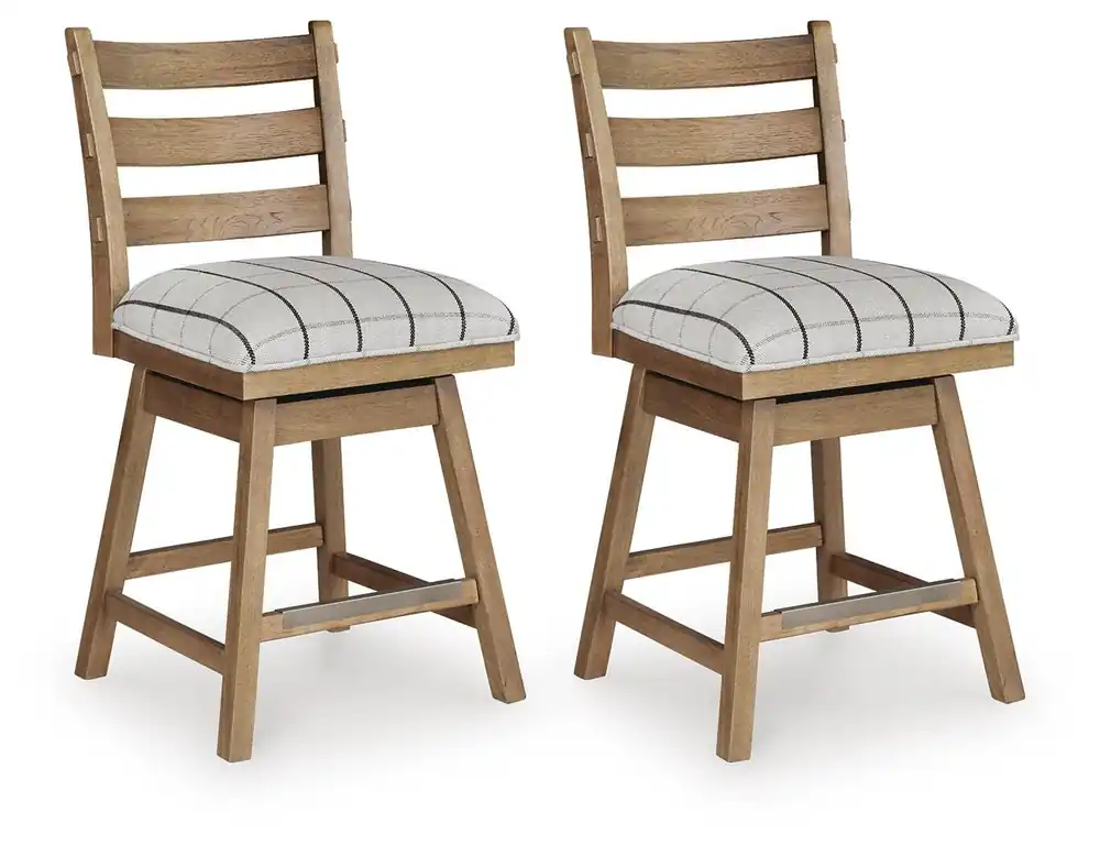 Ridgester Counter Height Swivel Barstool - Benchcraft®