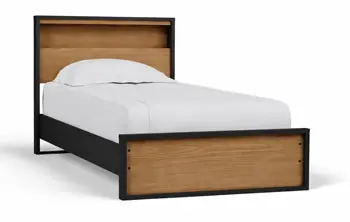 Kozmour Twin Bookcase Complete Bed Frame - Signature Design by Ashley®