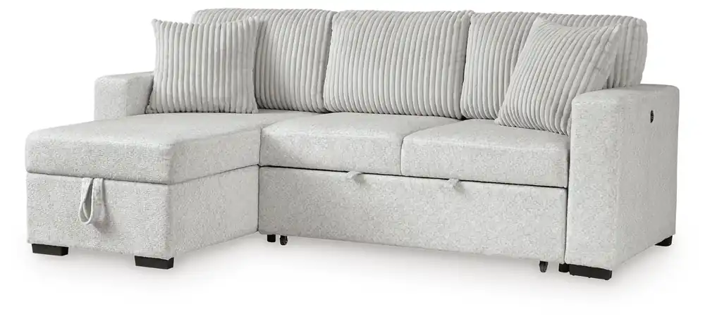 Wohlen 2-Piece Sectional with Pop Up Sleeper and Chaise