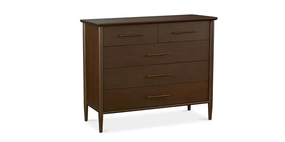 Copenhagen 5 Drawer Chest - Bassett
