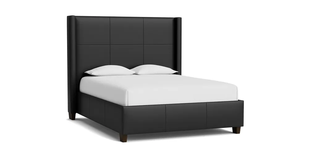 Dublin Leather Upholstered Storage Bed - Bassett