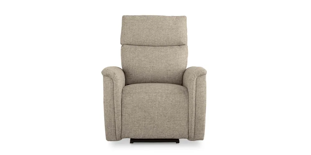 Harris Pad Arm Lay Flat Swivel Power Lift Recliner - Bassett