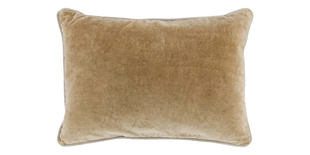 Heirloom Velvet Wheat Lumbar Pillow Cover - Bassett
