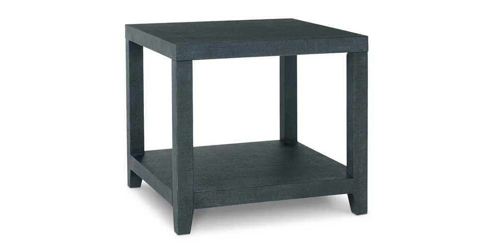 Ventura Raffia Square End Table - Bassett
