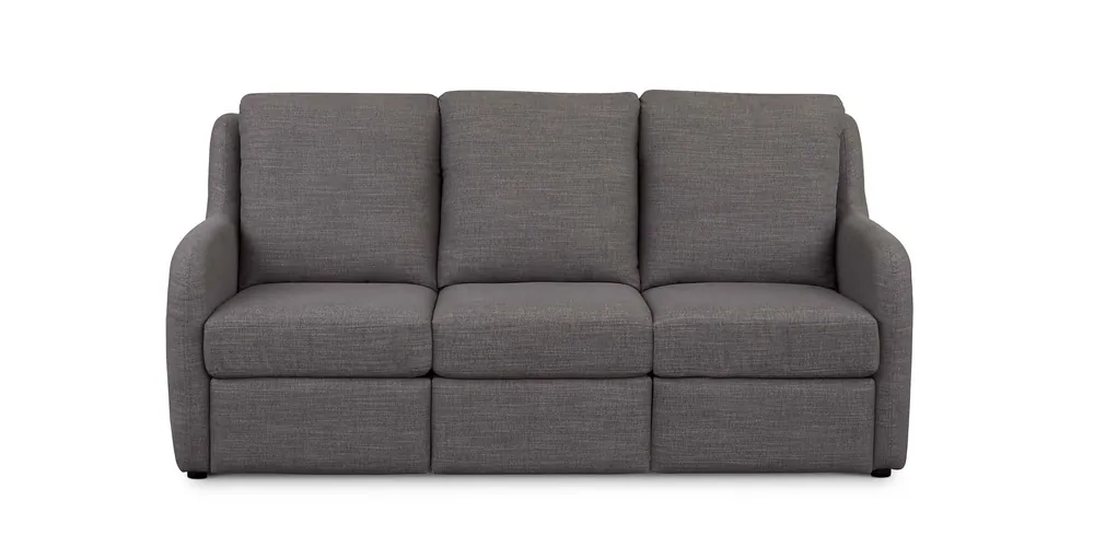 Wrenn Motion Reclining Sofa Heather Gay Chenille - Bassett
