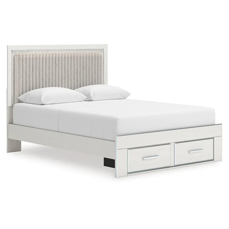 Zuraleus Queen Upholstered Panel Storage Bed - Signature Design by Ashley®