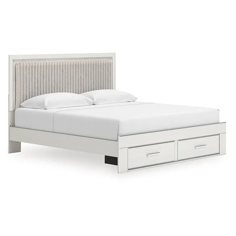 Zuraleus King Upholstered Panel Storage Bed - Signature Design by Ashley®