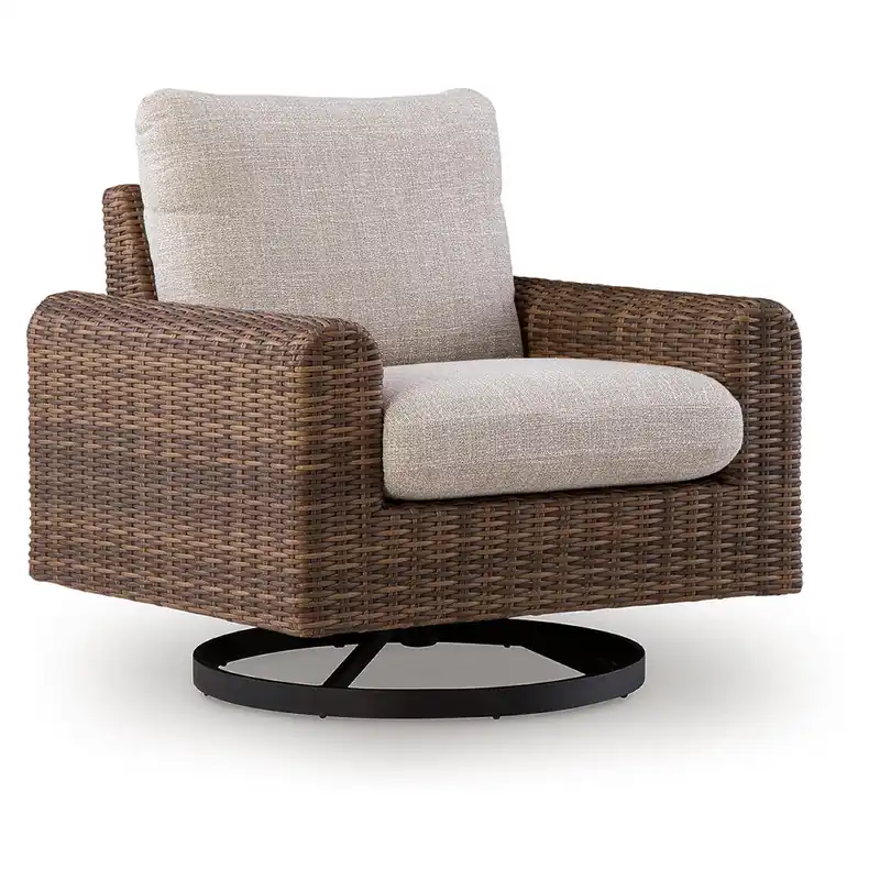 Dolan Creek Outdoor Swivel Lounge Chair with Cushion - Signature Design by Ashley®